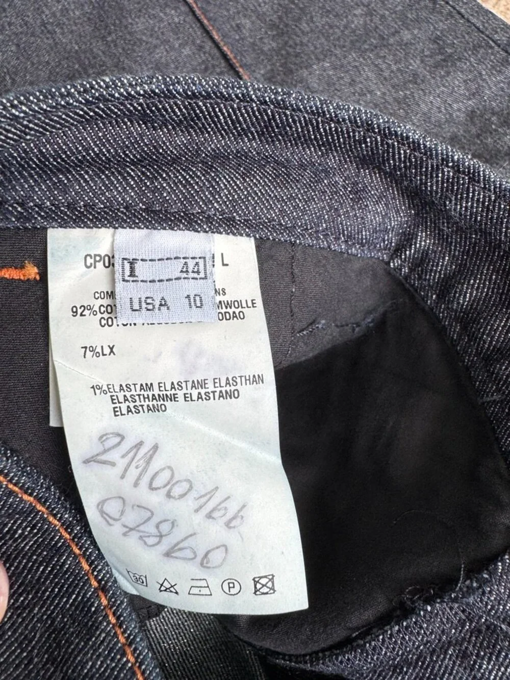 Roberto Cavalli Class Y2K Grail Vintage Low Rise Denim Jeans IT 44/US 8/10 - Picture 5 of 10